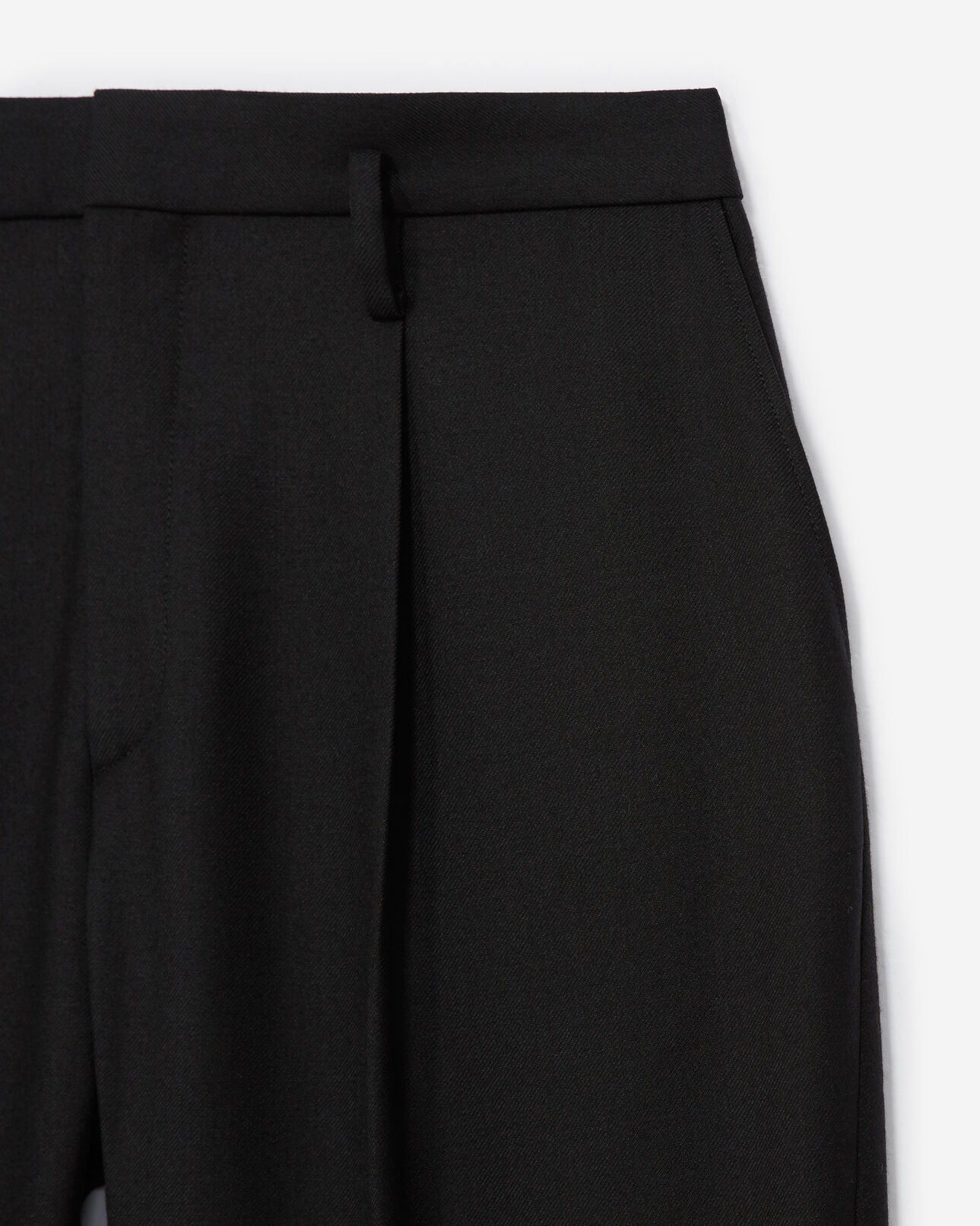 The Kooples MEN BLACK black pants with removable belt