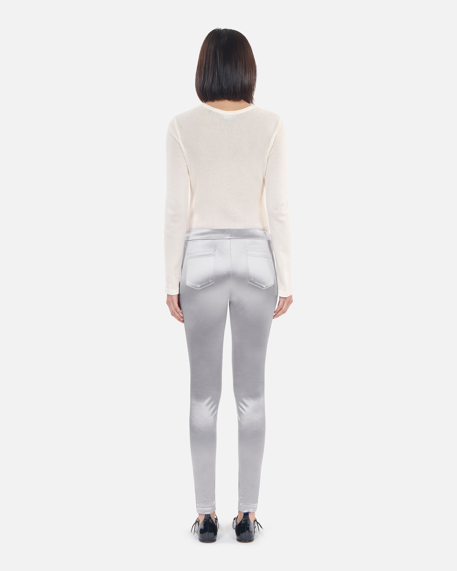 Legging satiné argenté, SILVER, hi-res image number null