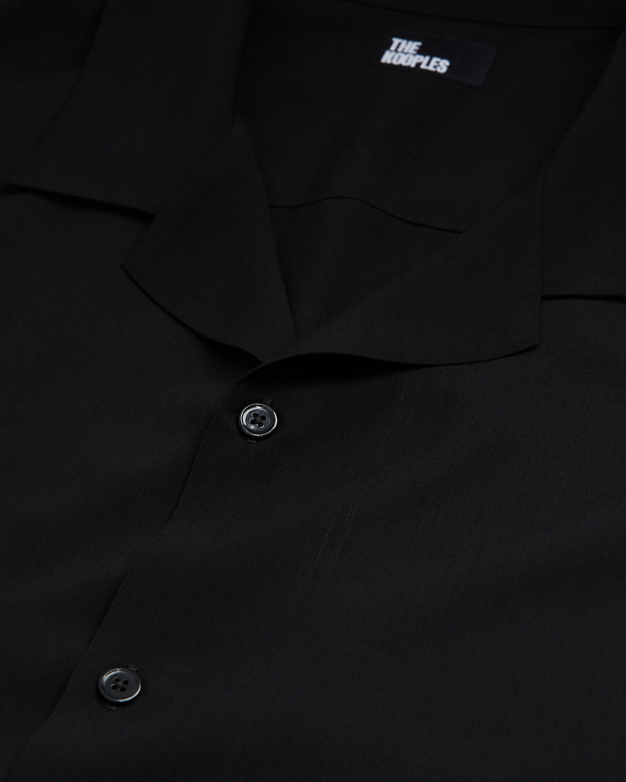 The Kooples HOMME BLACK chemise casual noire