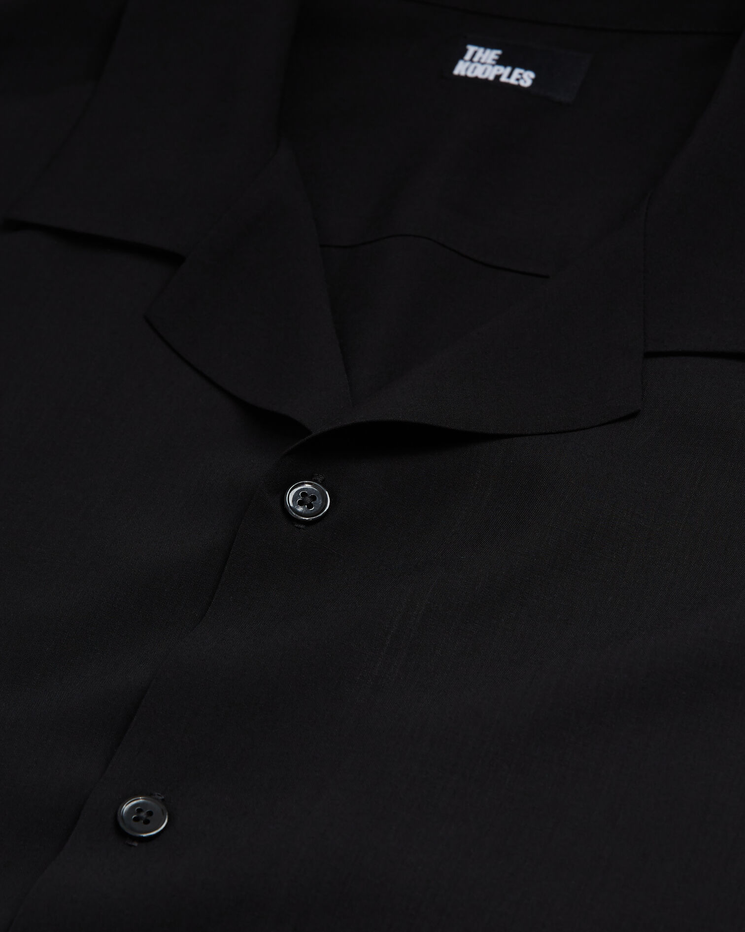 Chemise casual noire, BLACK, hi-res image number null