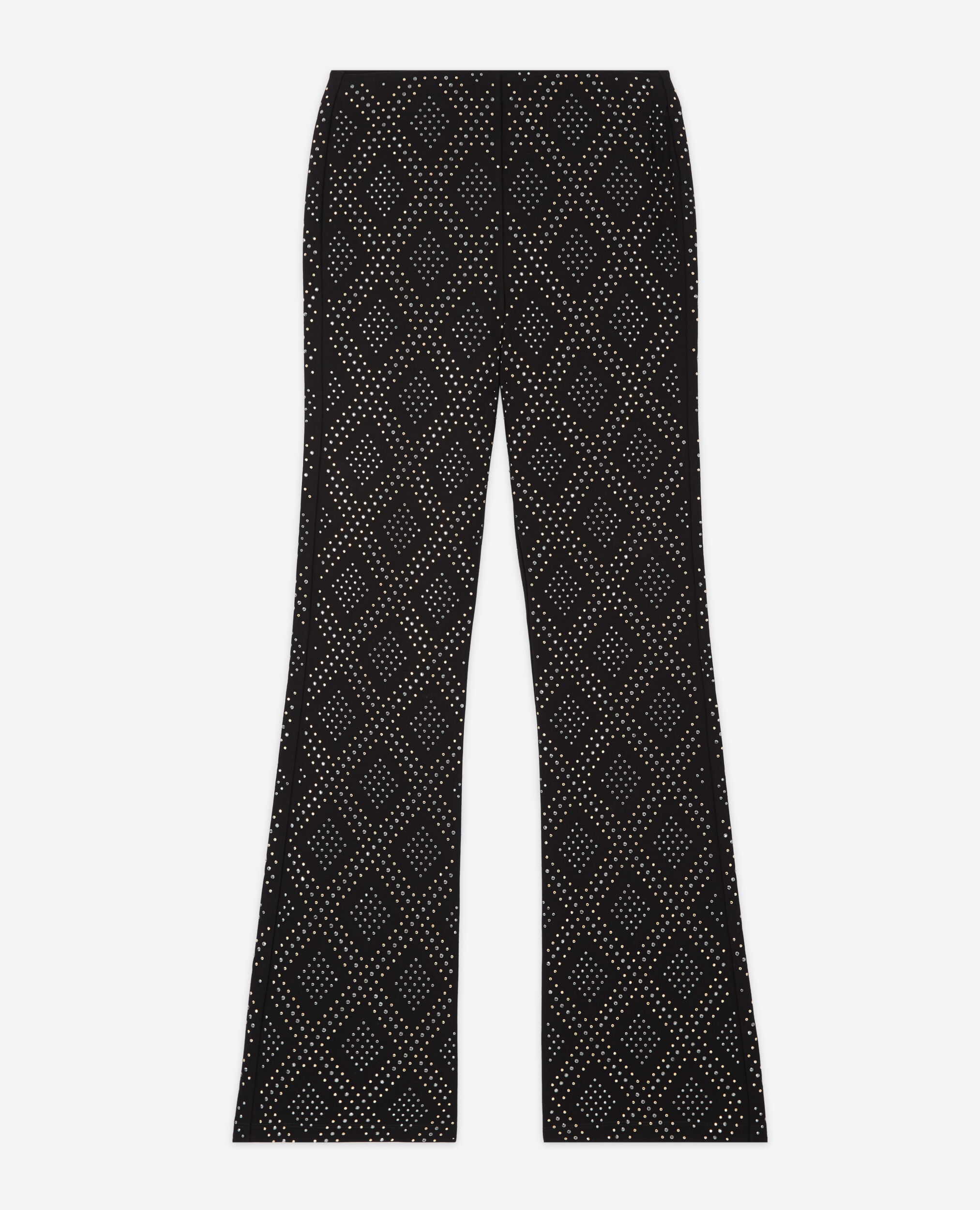 Black pants with rhinestones, BLACK, hi-res image number null