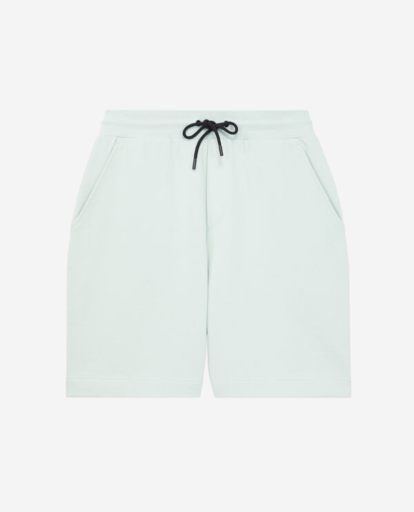 green cotton shorts