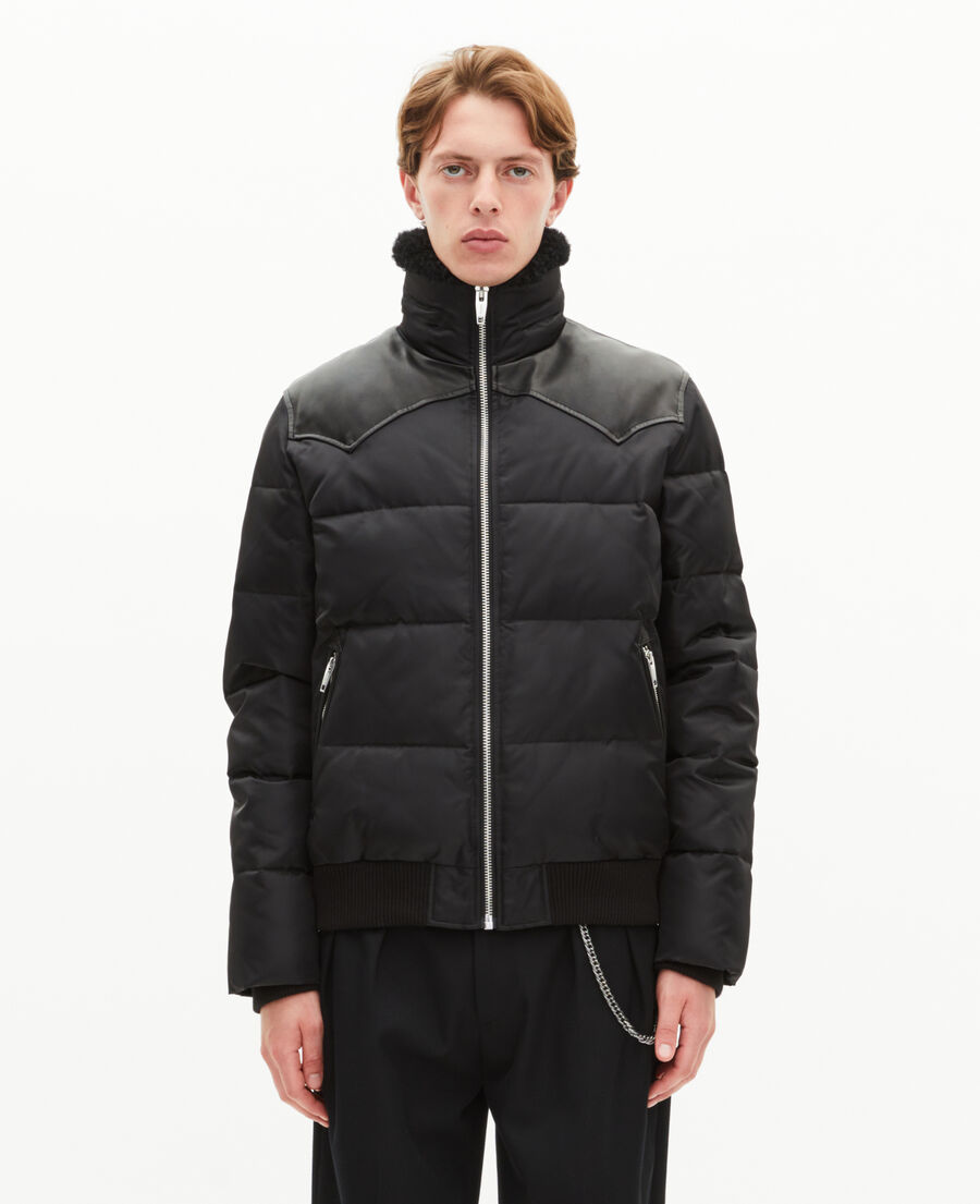 The Kooples HERREN BLACK schwarze daunenjacke
