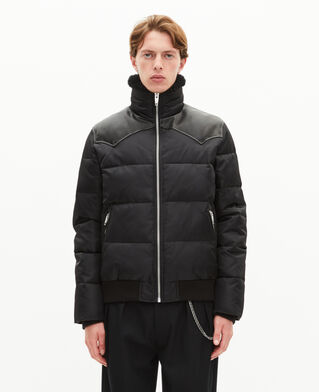 The Kooples HERREN BLACK schwarze daunenjacke