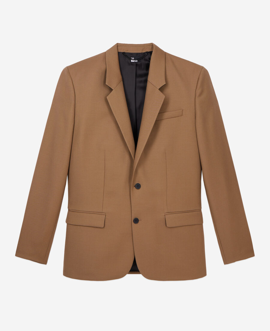 The Kooples HOMME CAMEL veste camel en laine