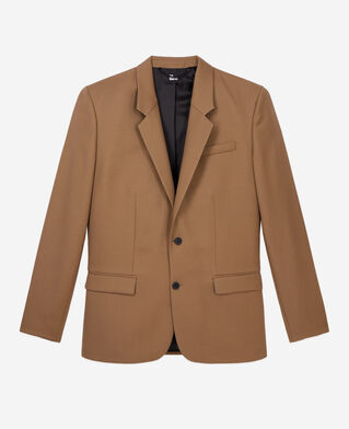 The Kooples HOMME CAMEL veste camel en laine