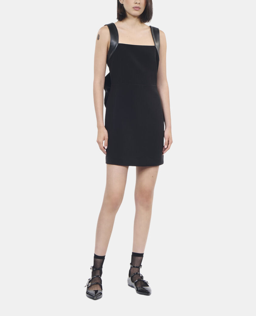 The Kooples FEMME BLACK robe courte noire