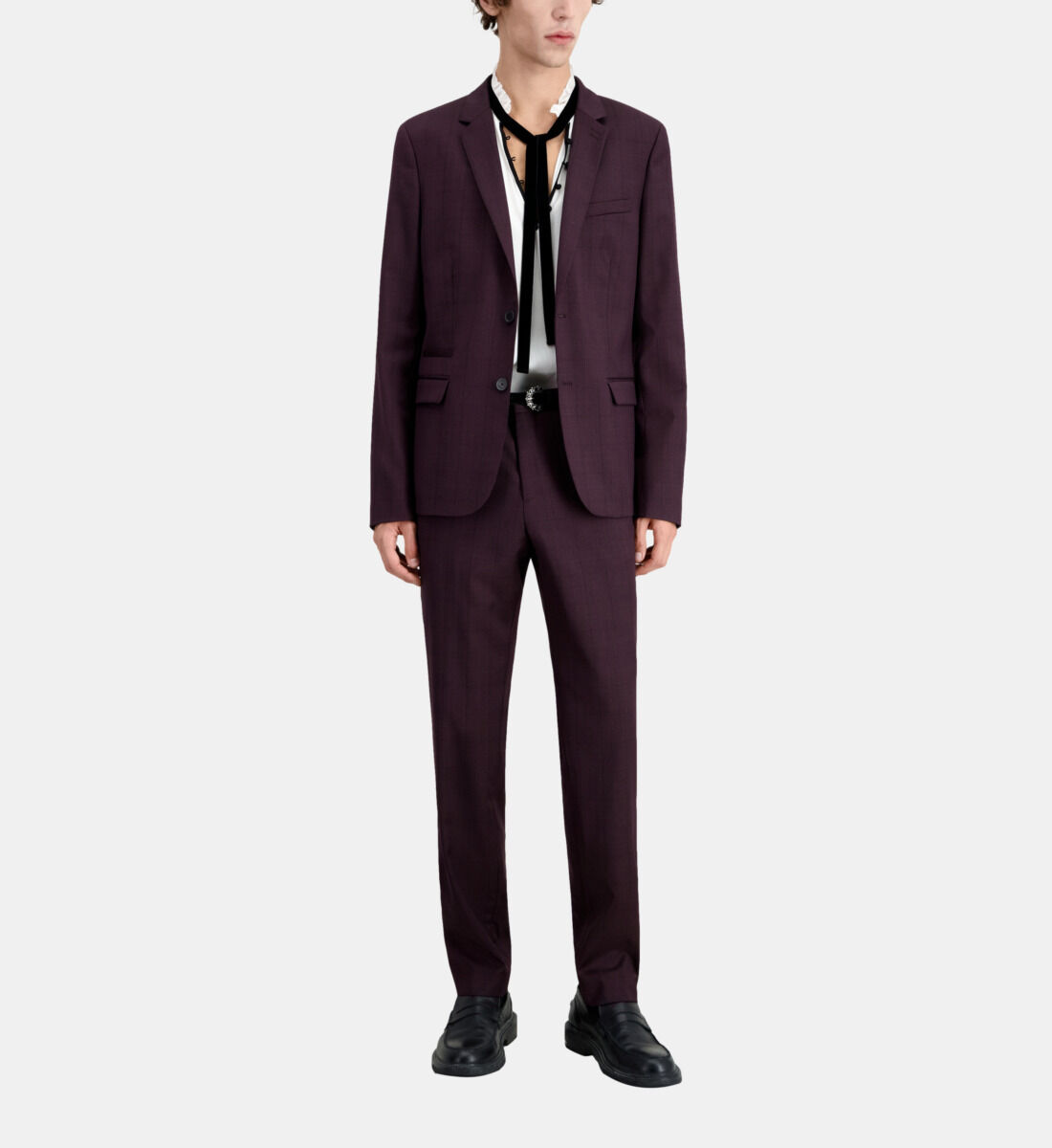 Maroon 2024 suit coat