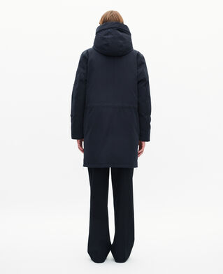 The Kooples HERREN NAVY wasserabweisender parka in marineblau