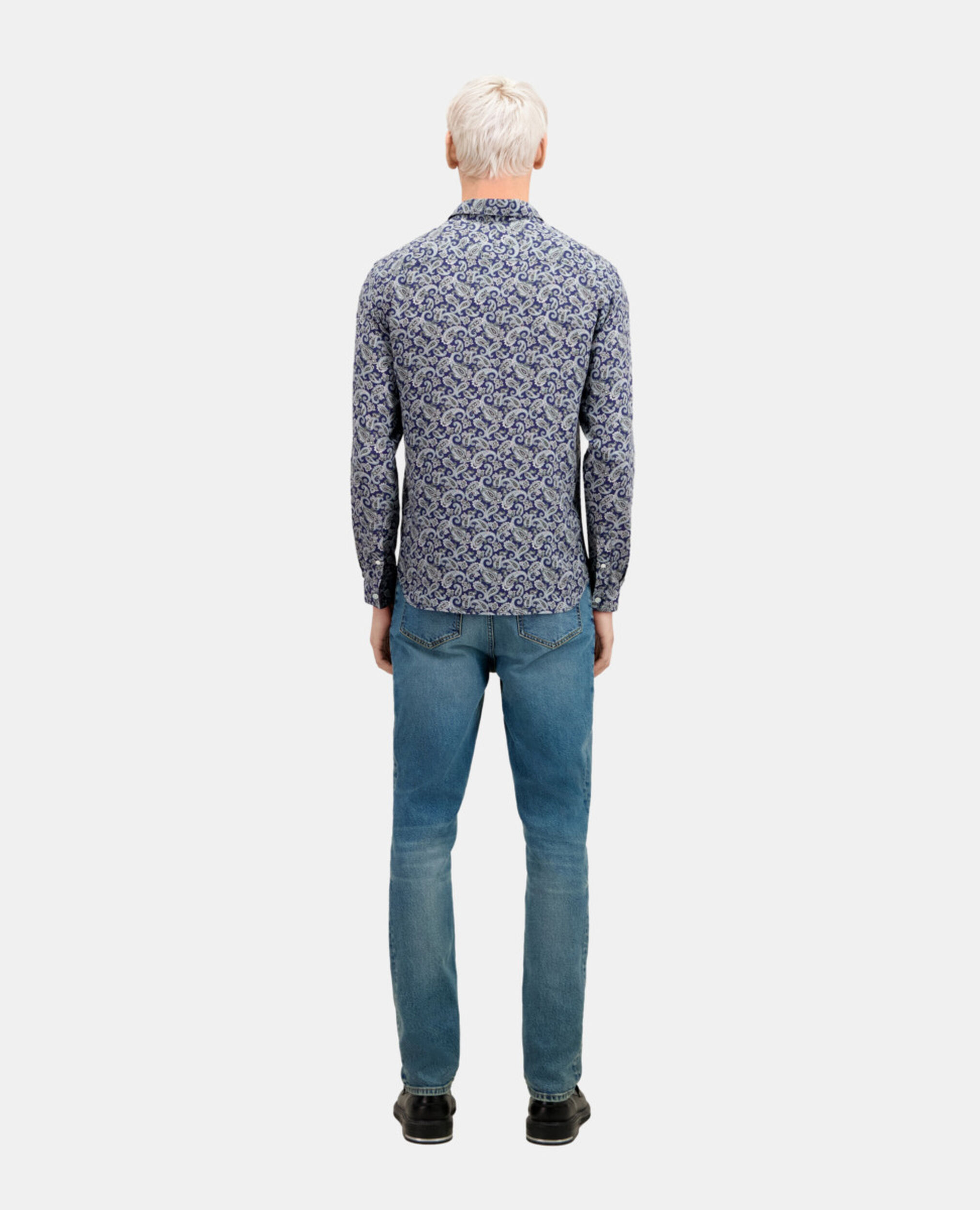 Bedrucktes Hemd , NAVY / BLUE, hi-res image number null