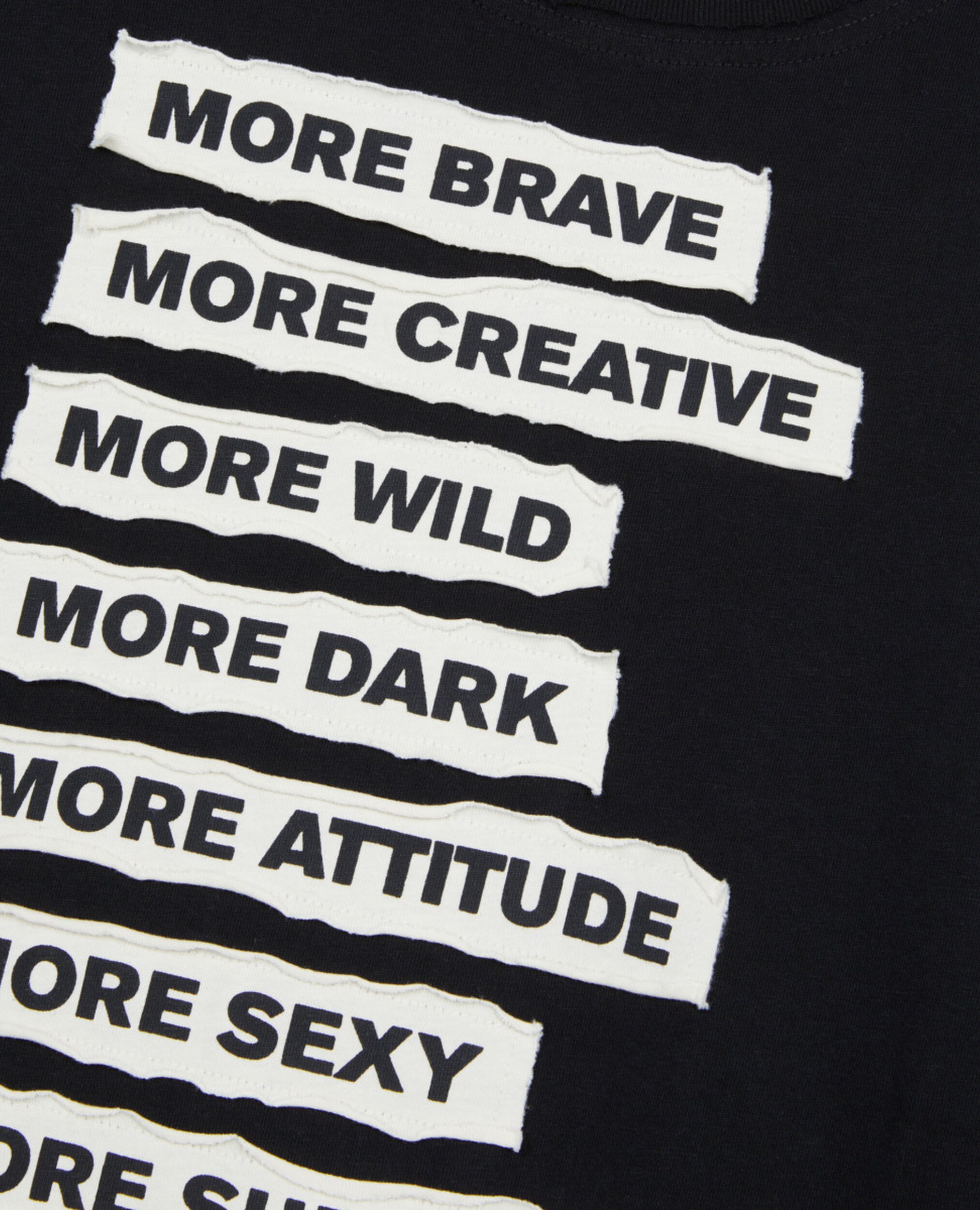 T-shirt manches longues noir, BLACK WASHED, hi-res image number null