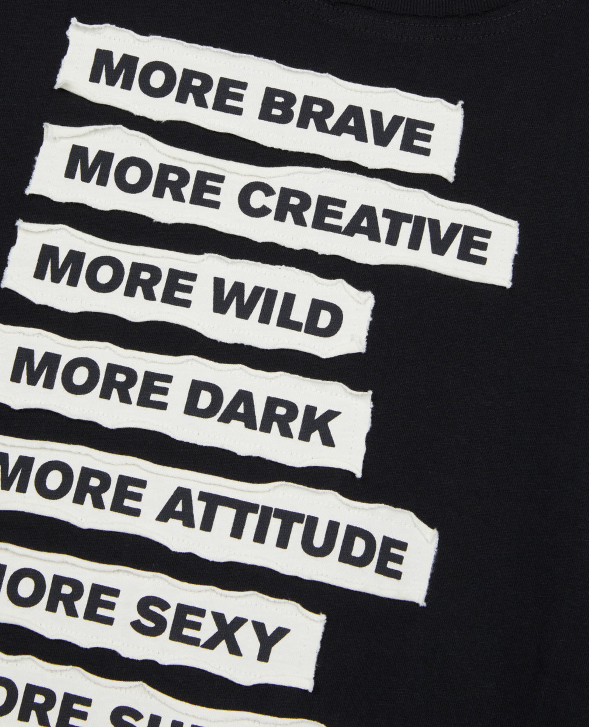 T-shirt manches longues noir, BLACK WASHED, hi-res image number null