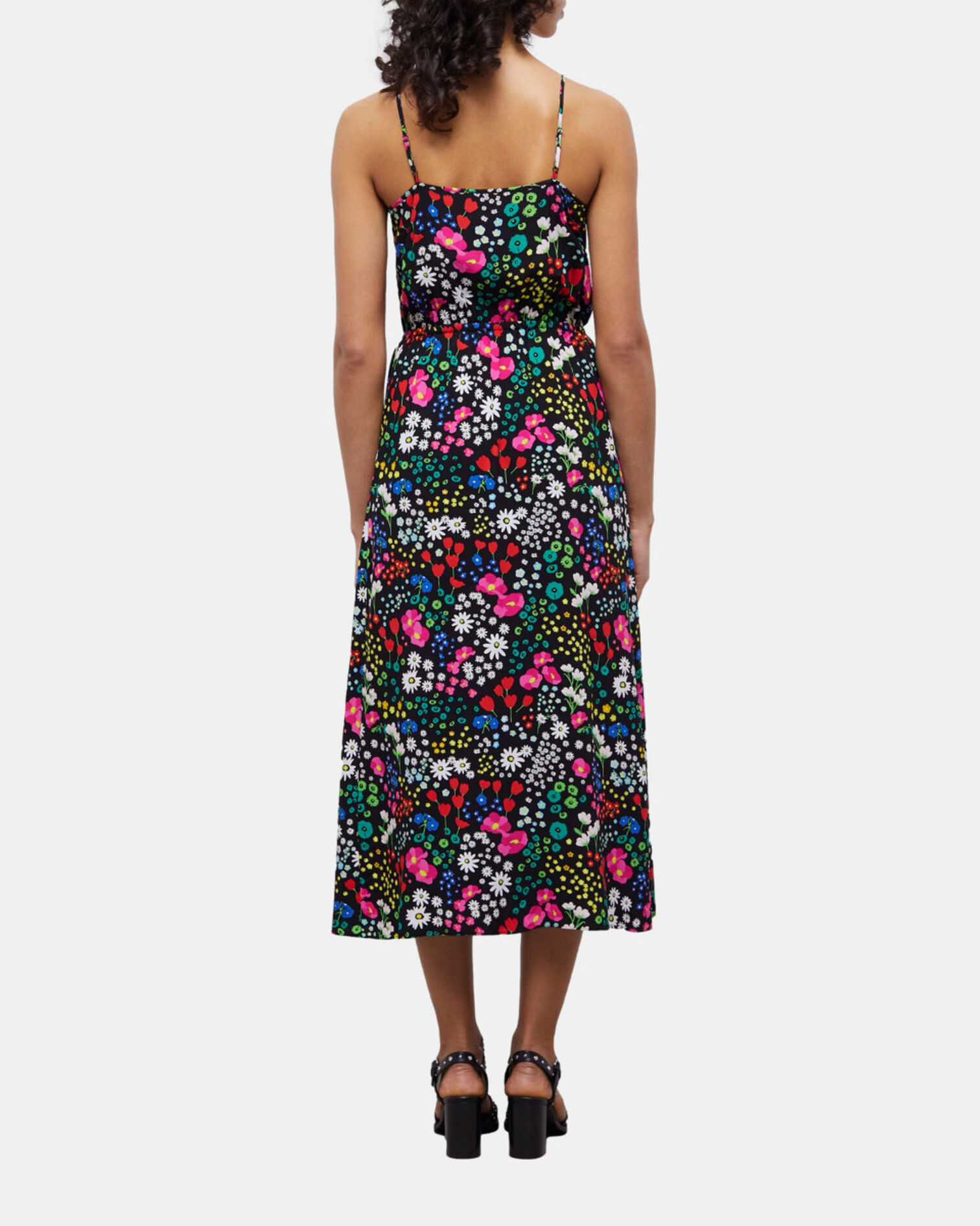 Robe portefeuille longue imprimée, MULTICOLOR, hi-res image number null