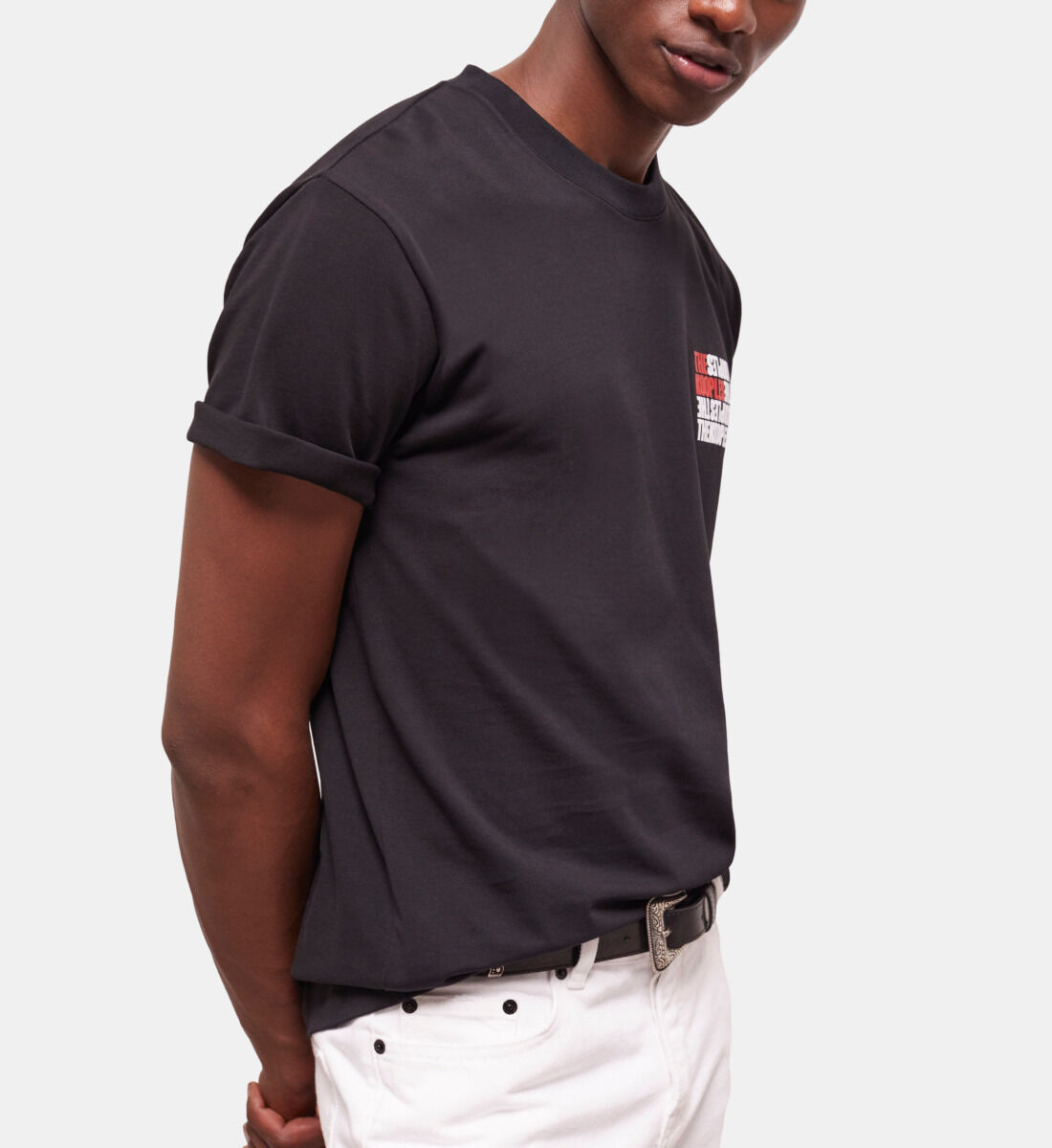 Tommy jeans centre clearance logo t shirt