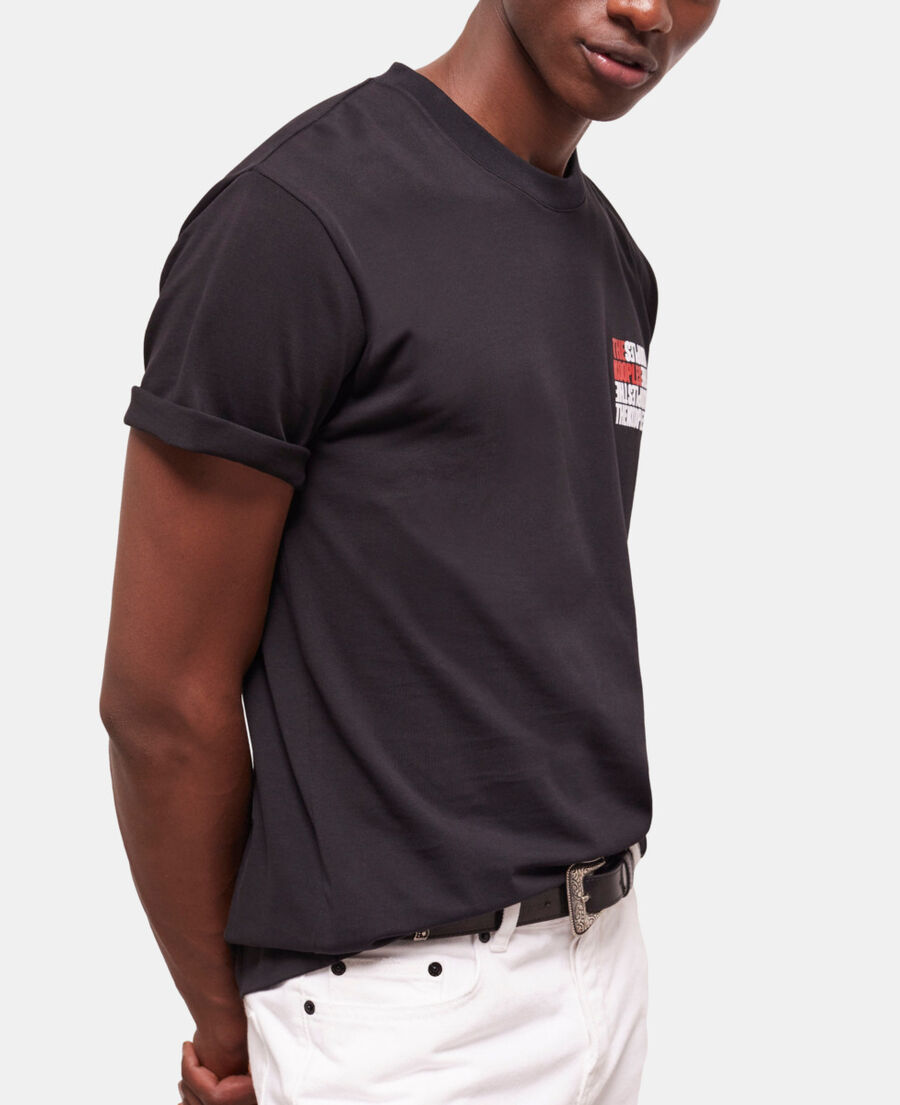 t-shirt logo the kooples noir