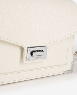 The Kooples MUJER WHITE bolso emily pequeño piel graneada blanca