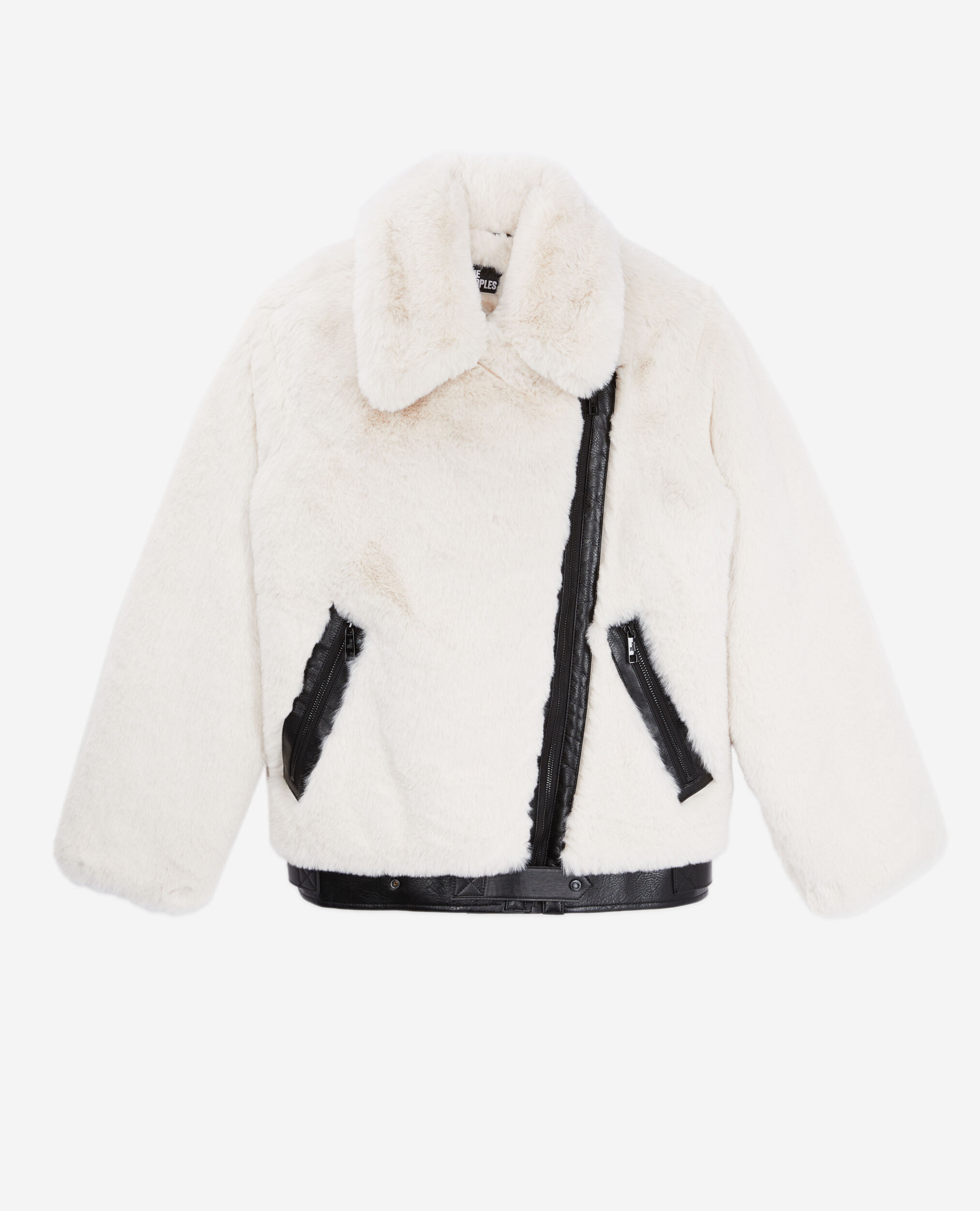 Next ecru faux discount fur parka