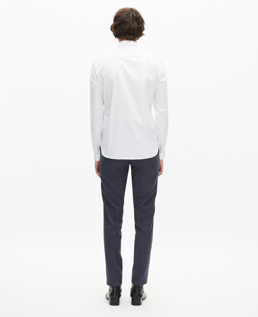 The Kooples MEN WHITE classic white collar shirt