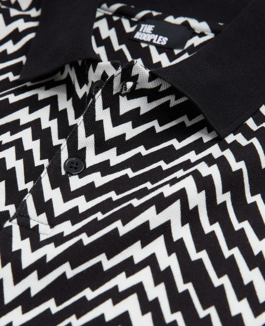 printed polo shirt