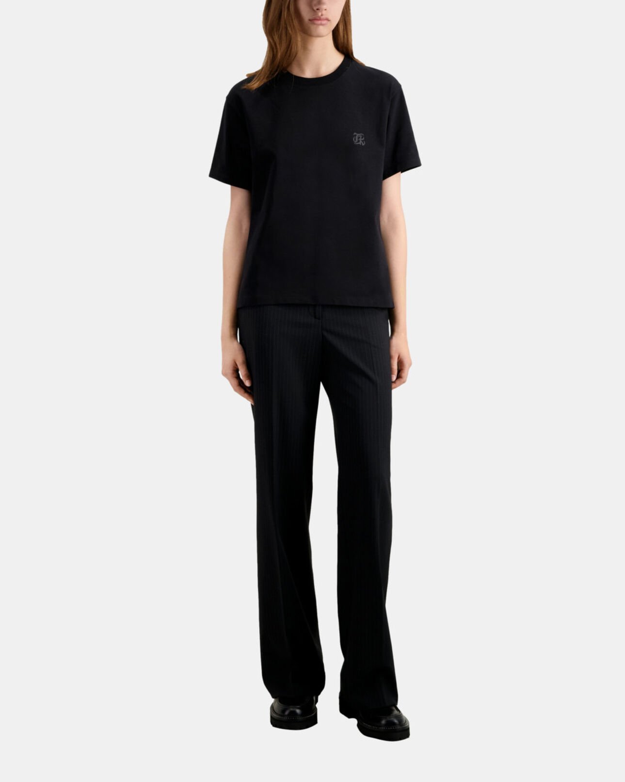 The Kooples FEMME BLACK t-shirt noir 15 ans the kooples