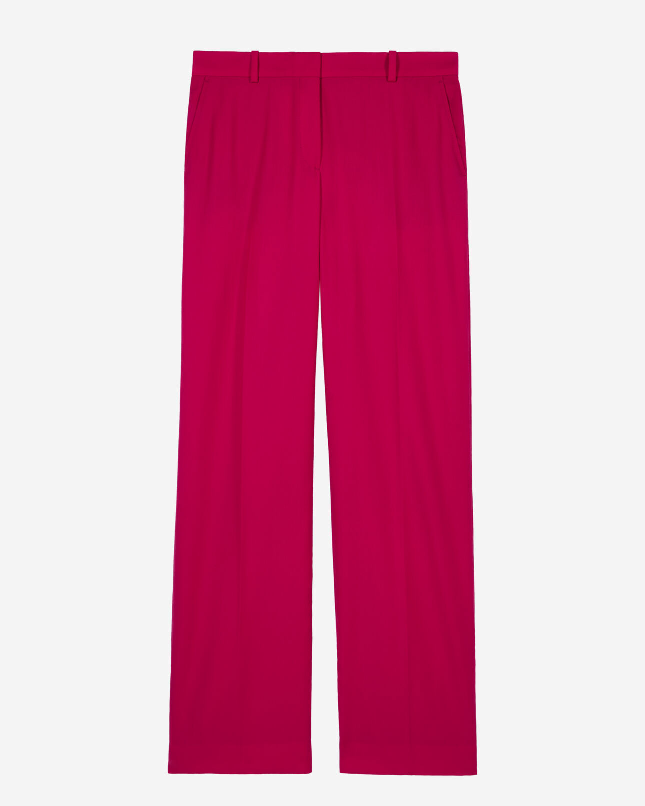 The Kooples WOMEN CHERRY red wool suit trousers