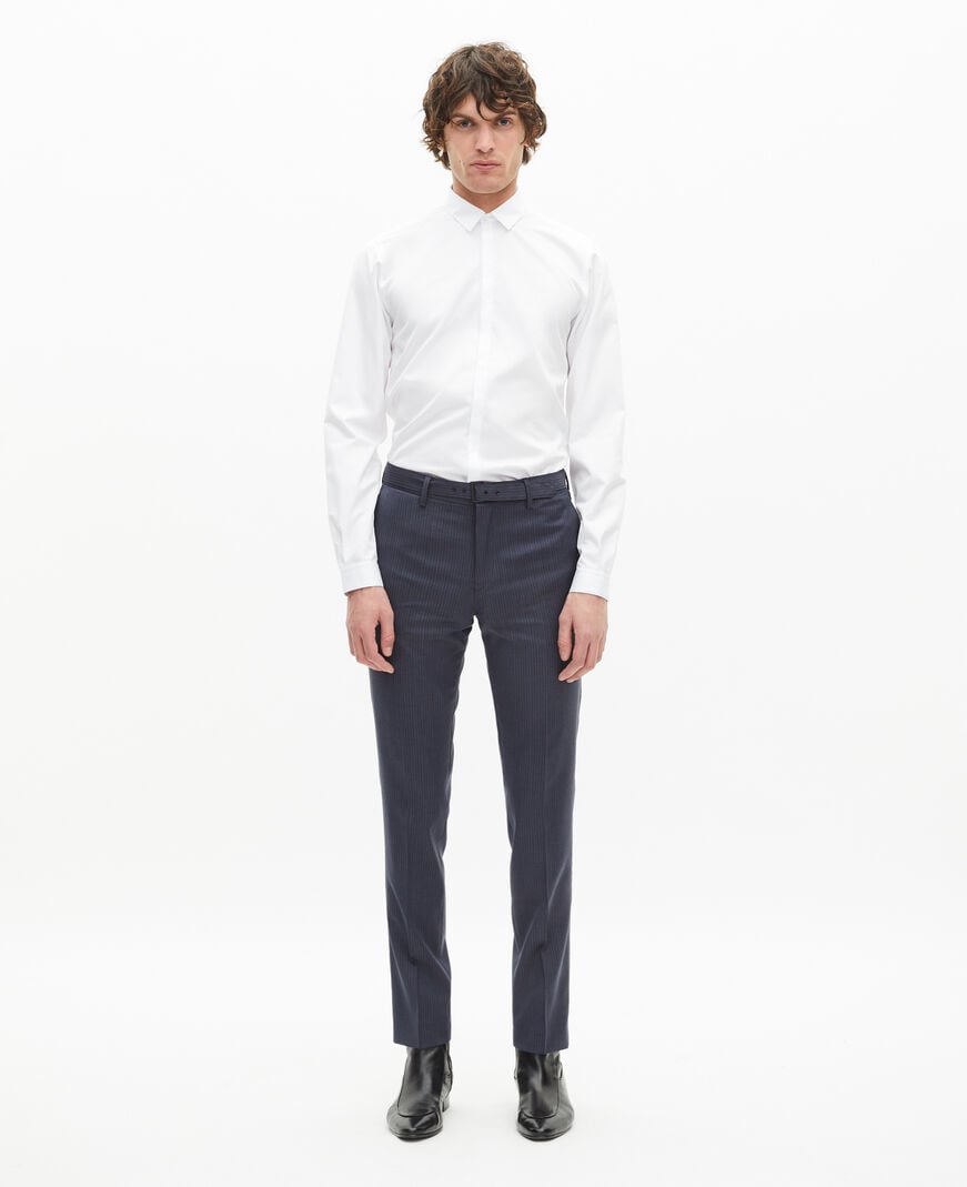 The Kooples MEN WHITE classic white collar shirt