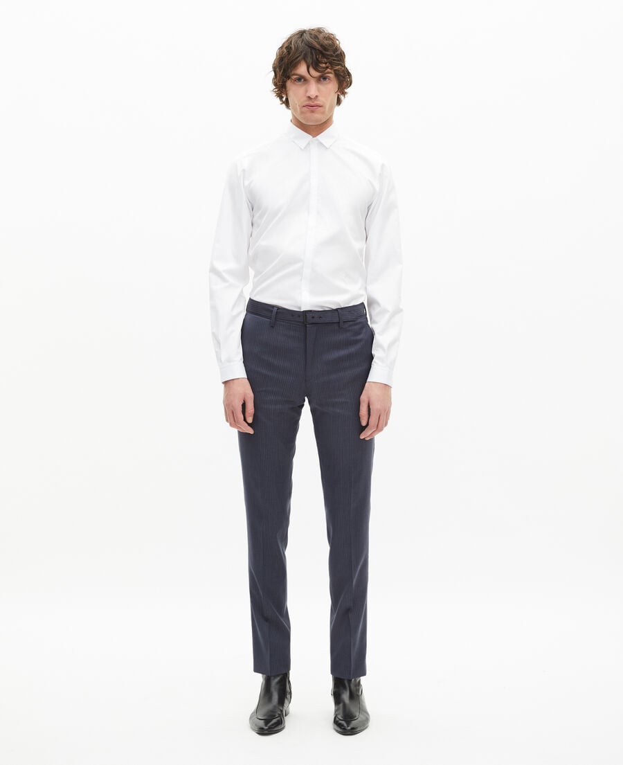 The Kooples MEN WHITE classic white collar shirt