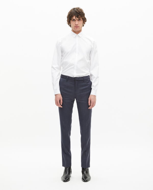 The Kooples MEN WHITE classic white collar shirt