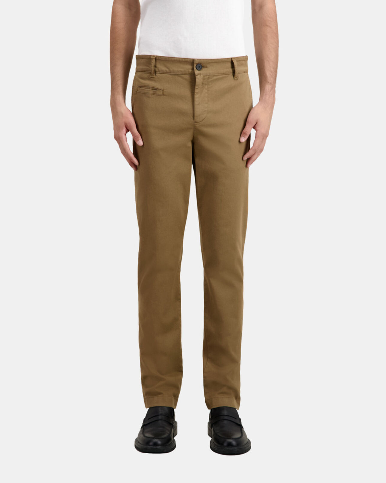The Kooples HOMME CAMEL pantalon chino beige