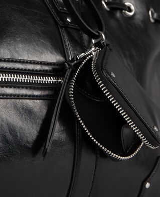 The Kooples WOMEN BLACK black recycled leather tote bag