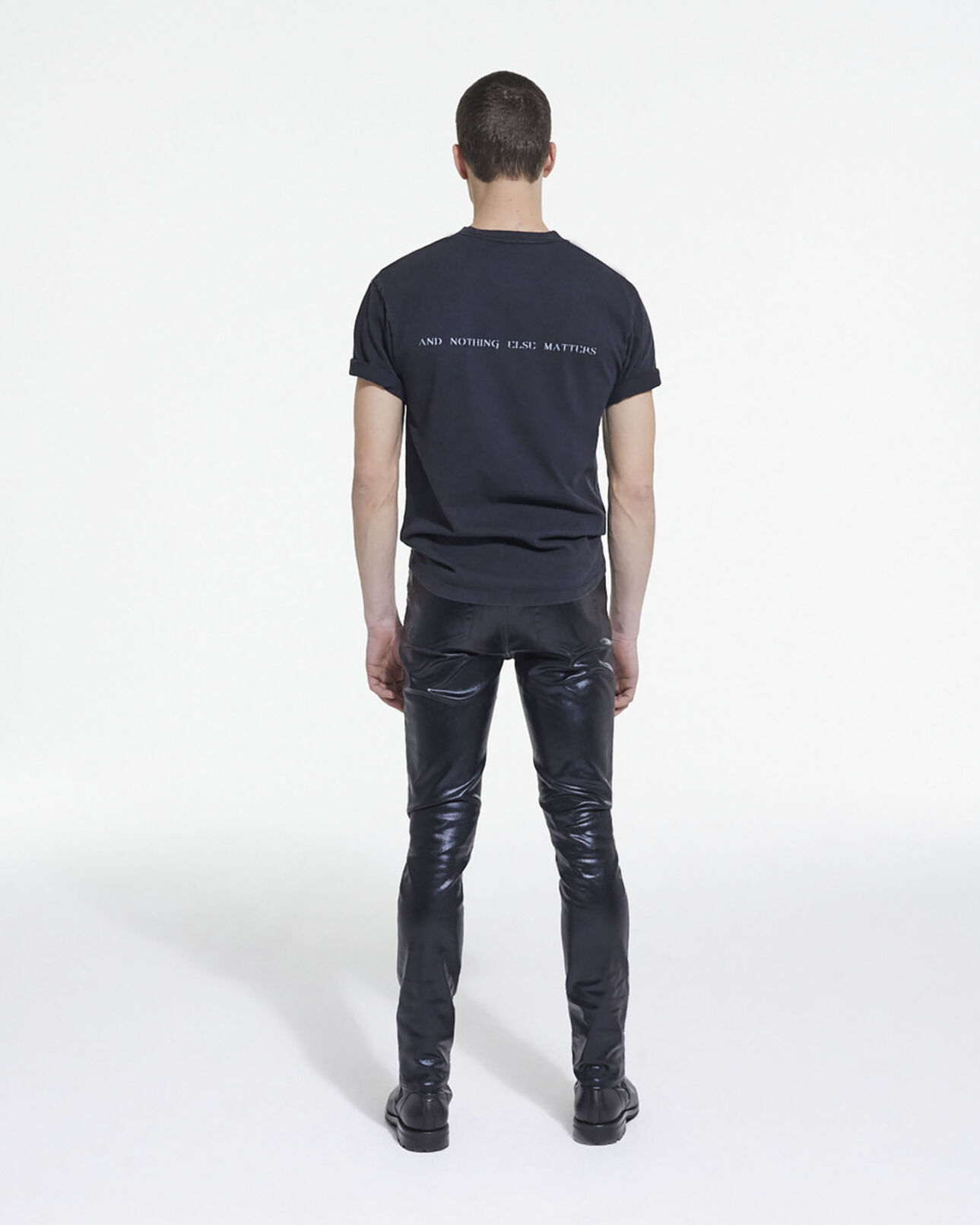 The Kooples MEN BLACK slim black jeans