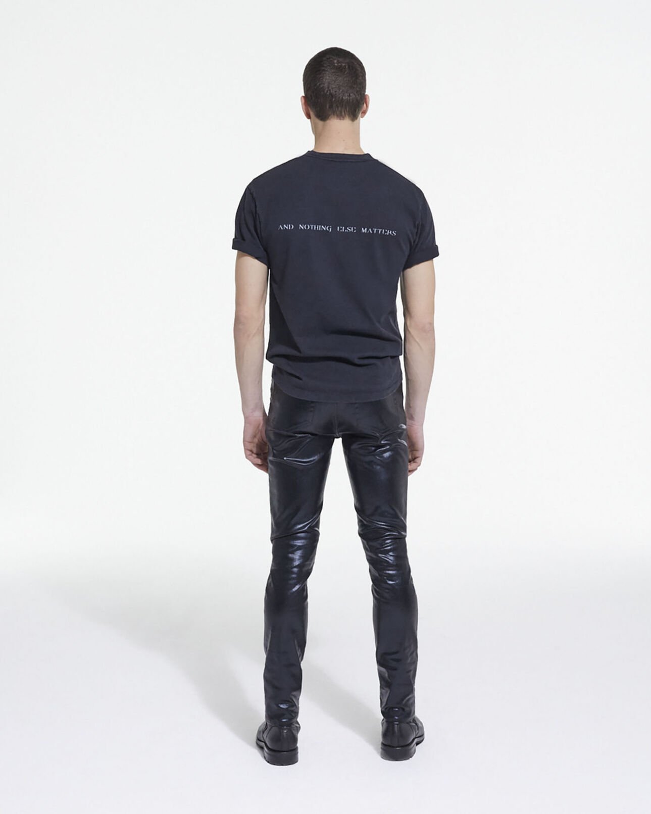The Kooples MEN BLACK slim black jeans