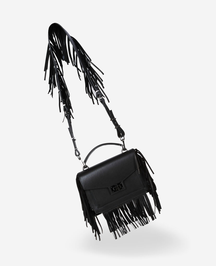 small emily bag in black leather