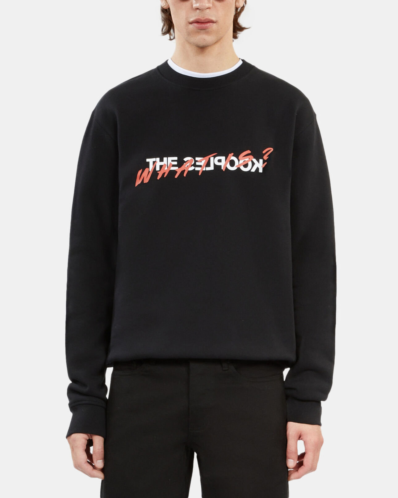The Kooples HOMME BLACK sweatshirt homme what is noir