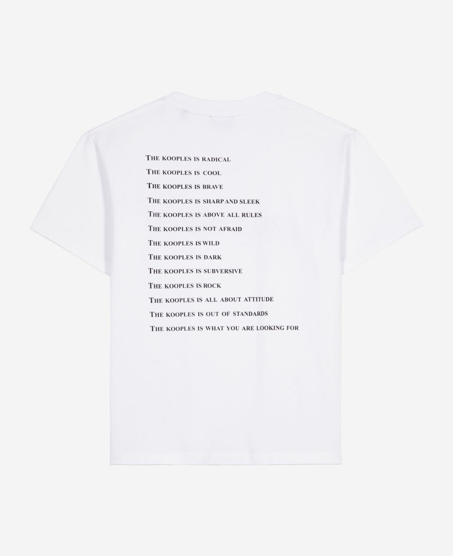 The Kooples FEMME WHITE t-shirt what is blanc