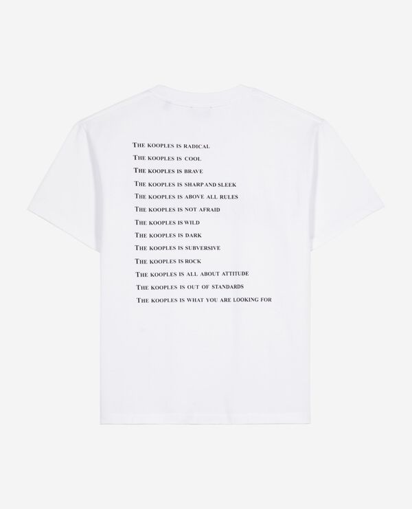 The Kooples FEMME WHITE t-shirt what is blanc