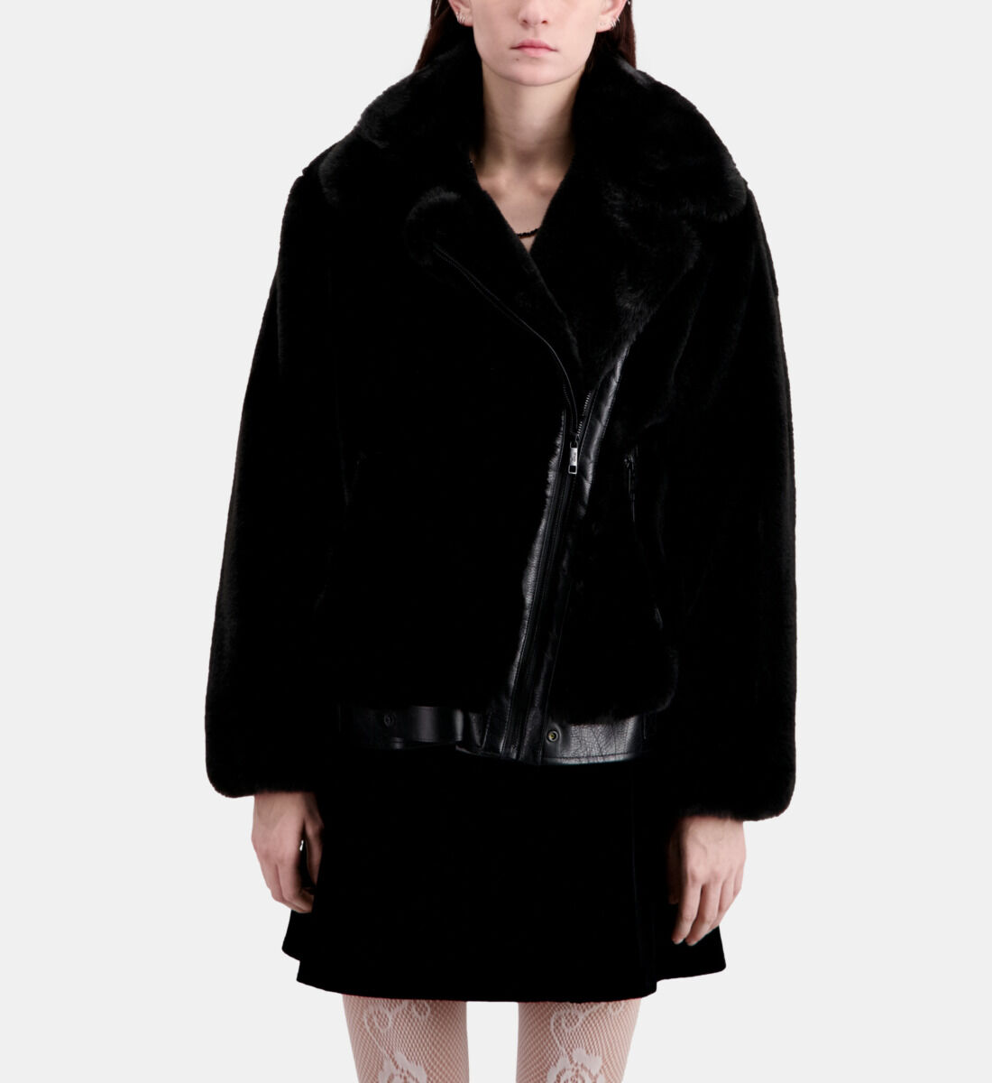 The kooples faux fur coat outlet