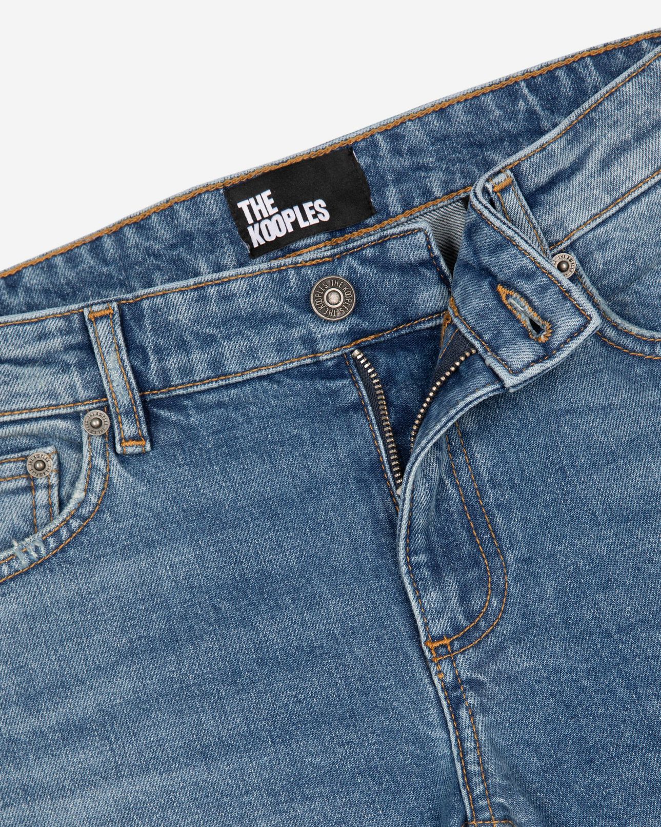 The Kooples FEMME BABY BLUE jean slim long bleu clair