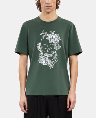 The Kooples HOMME FOREST t-shirt avec sérigraphie vert