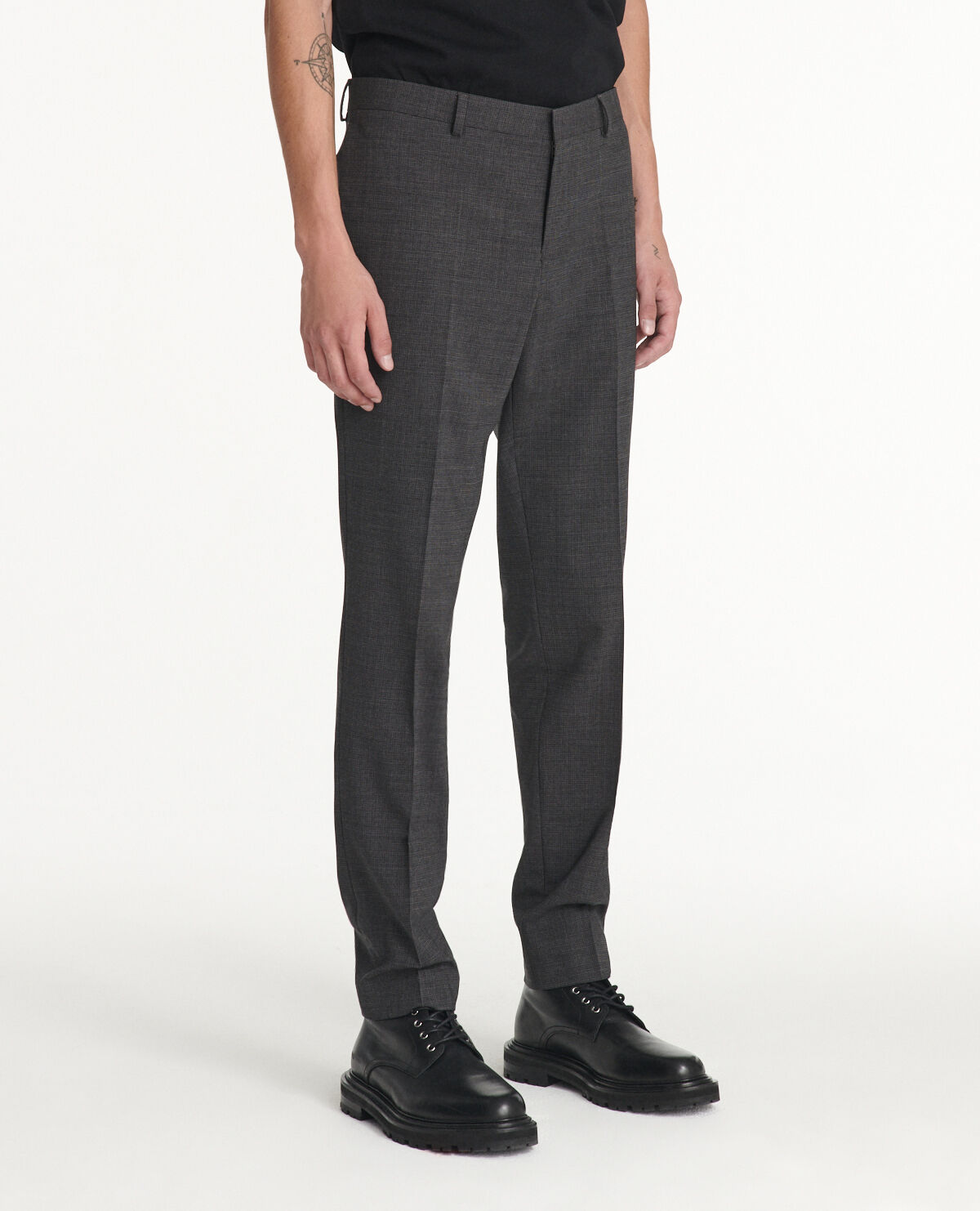 Pantalon costume laine gris fit The Kooples