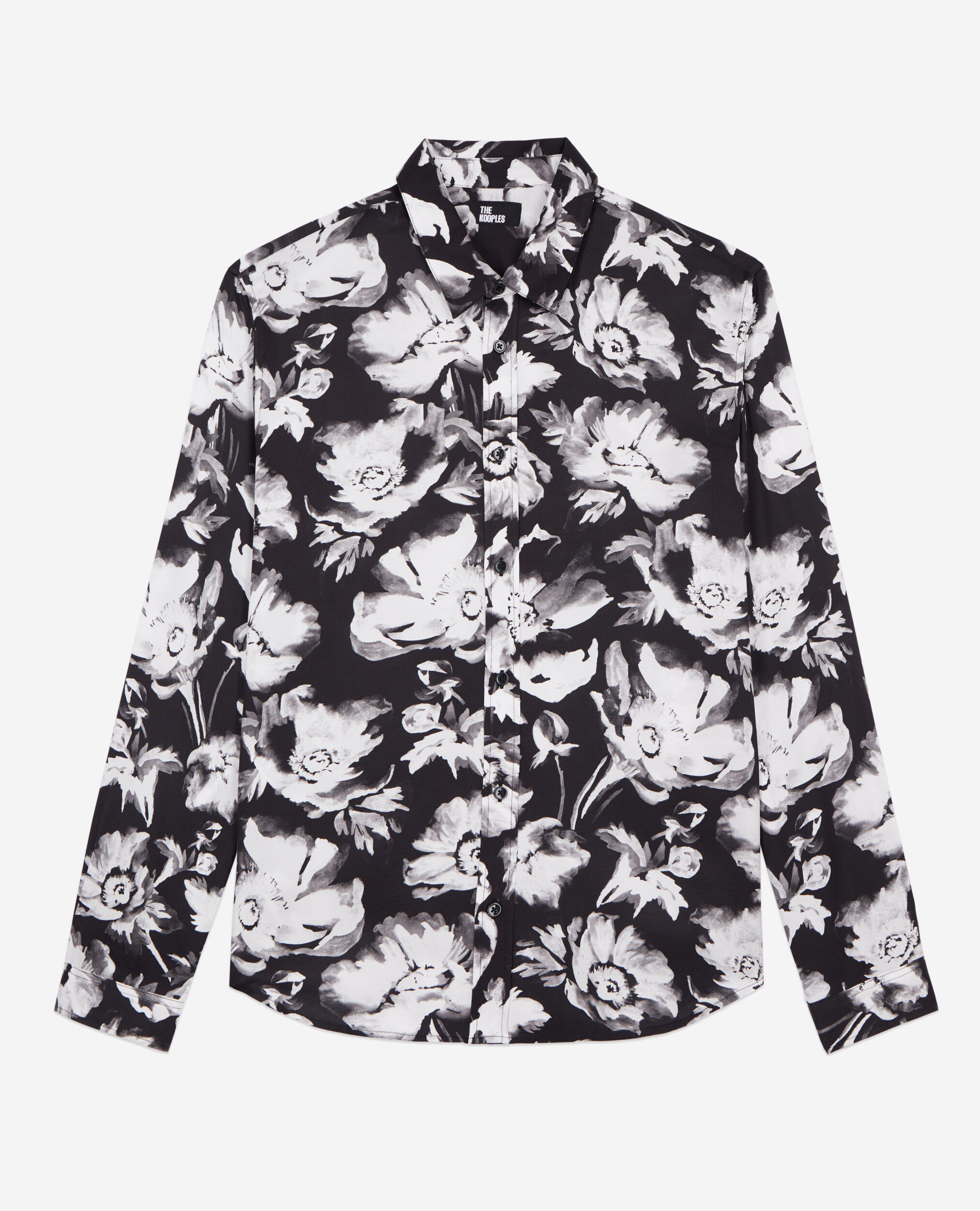 Camisa estampada, BLACK WHITE, hi-res image number null