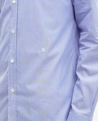 The Kooples H BLUE WHITE white and blue striped shirt