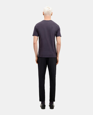 The Kooples HERREN CARBONE carbongraues t-shirt mit rock eagle-siebdruck