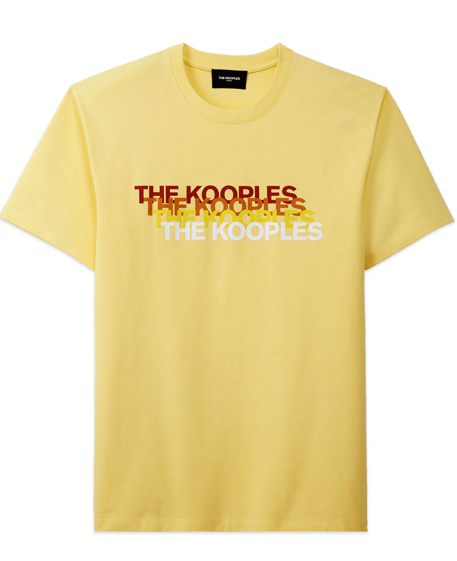 yellow t-shirt - contrasting the kooples logo