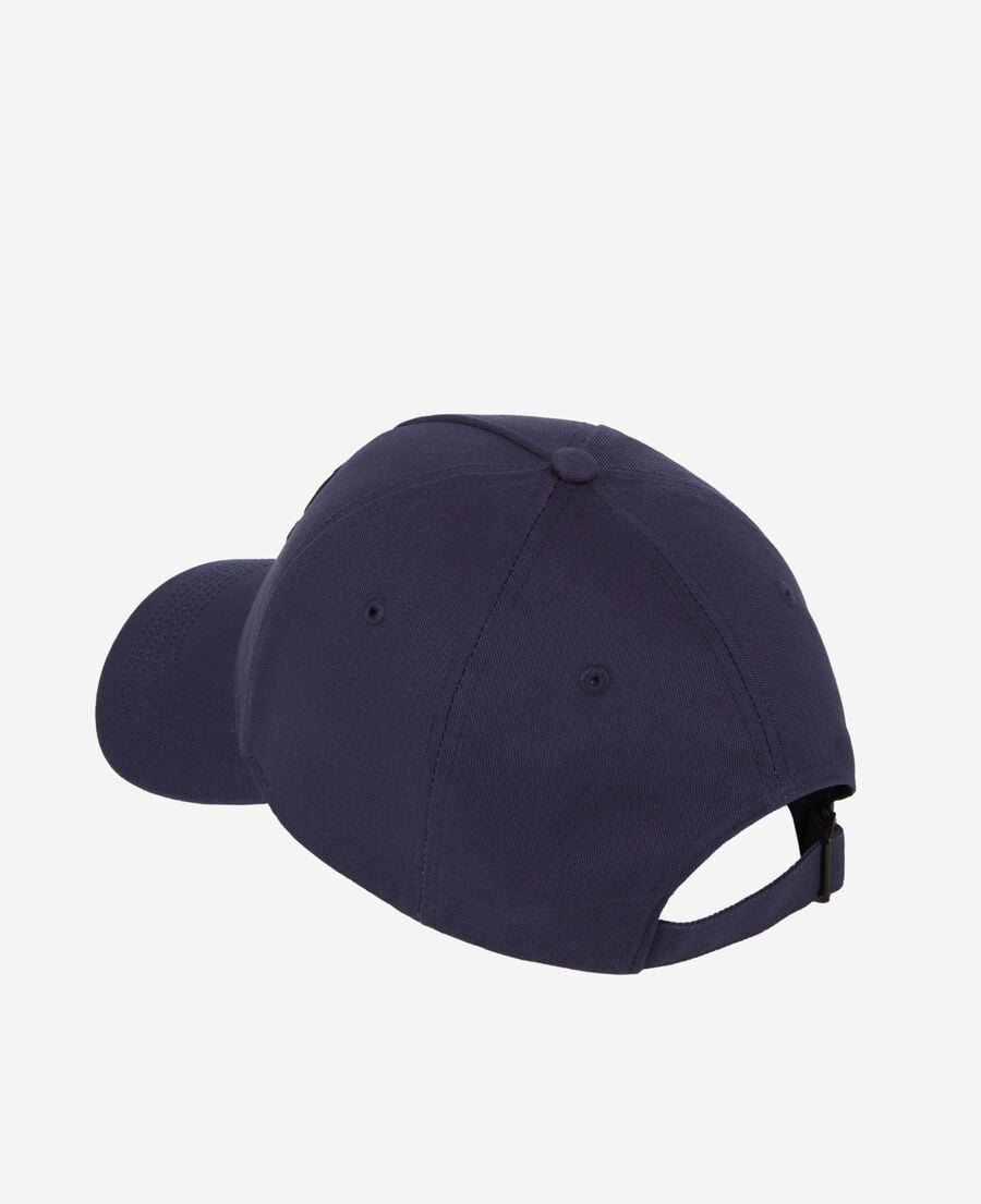 The Kooples MIXED NAVY navy blue cap with tk patch