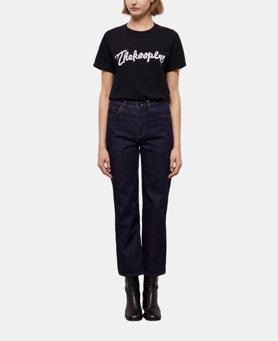 The Kooples FEMME BLUE BRUT jean droit bleu
