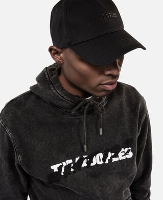 The Kooples MEN BLACK logo black cap