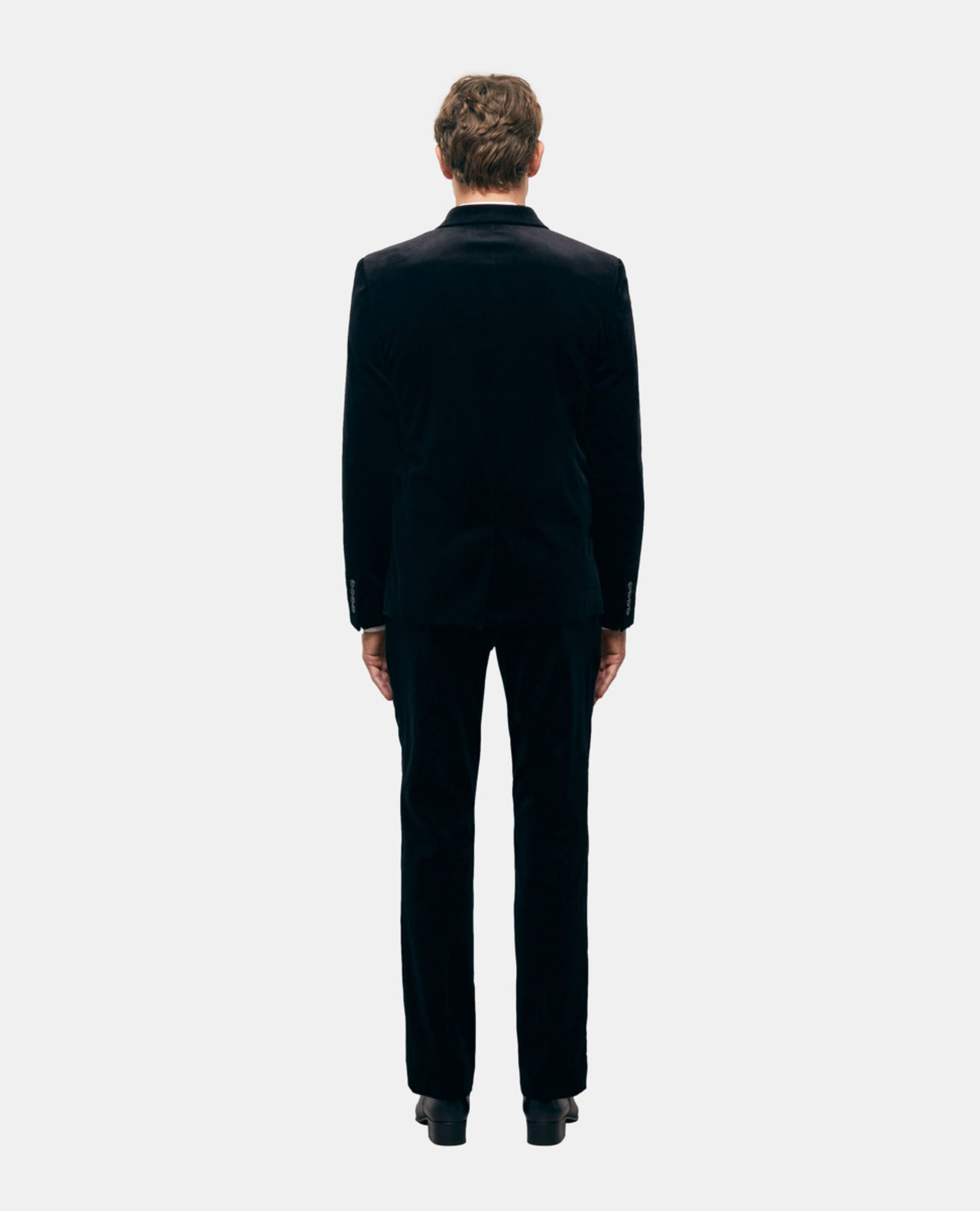 Veste de costume croisée noire, BLACK, hi-res image number null