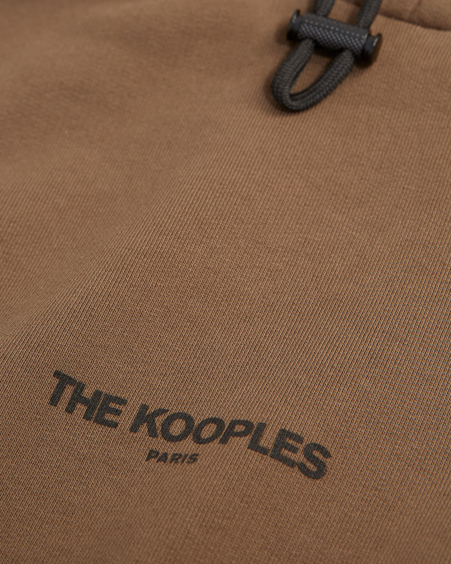 Chocolate cotton hoodie with logo, BROWN, hi-res image number null
