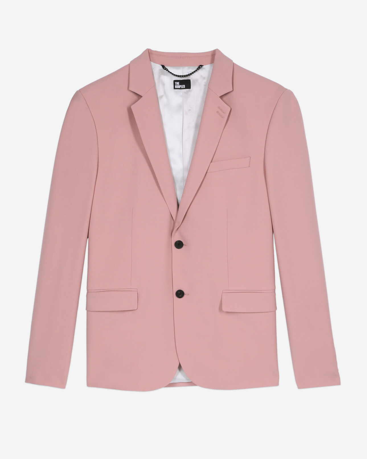 The Kooples MEN PASTEL PINK pink suit jacket